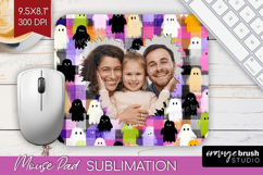 Halloween Photo Mouse Pad PNG - Spooky Picture Frame Mouse Product Image 1