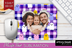 Halloween Photo Mouse Pad PNG - Spooky Picture Frame Mouse Product Image 1