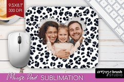 Leopard Print Photo Mouse Pad PNG - Animal Pattern Picture Product Image 1