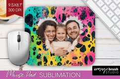 Leopard Print Photo Mouse Pad PNG - Animal Pattern Picture Product Image 1