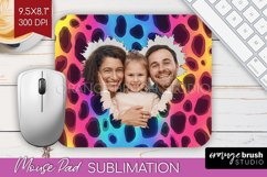 Leopard Print Photo Mouse Pad PNG - Animal Pattern Picture Product Image 1