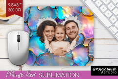 Pearl Photo Mouse Pad PNG - Pearl Texture Picture Frame Pad Product Image 1