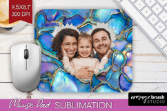Pearl Photo Mouse Pad PNG - Pearl Texture Picture Frame Pad Product Image 1
