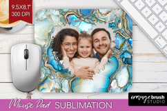Pearl Photo Mouse Pad PNG - Pearl Texture Picture Frame Pad Product Image 1