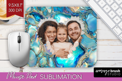 Pearl Photo Mouse Pad PNG - Pearl Texture Picture Frame Pad Product Image 1