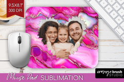 Pearl Photo Mouse Pad PNG - Pearl Texture Picture Frame Pad Product Image 1