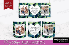 Eucalyptus Photo Mug Wrap PNG - Botanical Picture Frame Mug Product Image 1