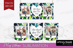 Eucalyptus Photo Mug Wrap PNG - Botanical Picture Frame Mug Product Image 1