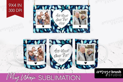Eucalyptus Photo Mug Wrap PNG - Botanical Picture Frame Mug Product Image 1