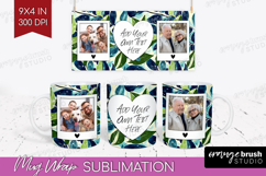 Eucalyptus Photo Mug Wrap PNG - Botanical Picture Frame Mug Product Image 1