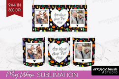 Halloween Photo Mug Wrap PNG - Brush Stroke Picture Frame Product Image 1