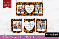 Halloween Photo Mug Wrap PNG - Brush Stroke Picture Frame Product Image 1