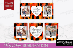Halloween Photo Mug Wrap PNG - Brush Stroke Picture Frame Product Image 1