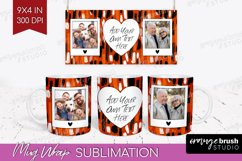 Halloween Photo Mug Wrap PNG - Brush Stroke Picture Frame Product Image 1