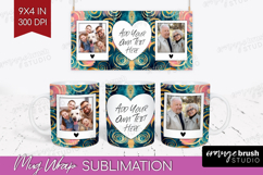 Brush Stroke Photo Mug Wrap PNG - Abstract Texture Picture Product Image 1