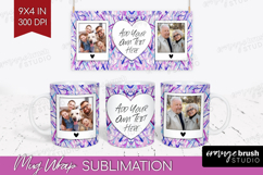 Brush Stroke Photo Mug Wrap PNG - Abstract Texture Picture Product Image 1