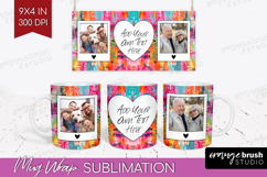 Brush Stroke Photo Mug Wrap PNG - Abstract Texture Picture Product Image 1
