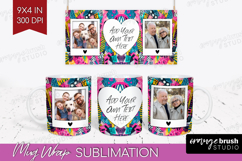 Brush Stroke Photo Mug Wrap PNG - Abstract Texture Picture Product Image 1