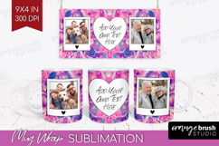 Brush Stroke Photo Mug Wrap PNG - Abstract Texture Picture Product Image 1