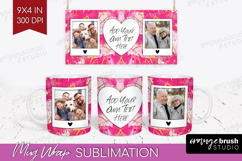 Brush Stroke Photo Mug Wrap PNG - Abstract Texture Picture Product Image 1