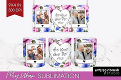 Spring Photo Mug Wrap PNG - Flowers Picture Frame Mug Product Image 1