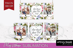 Spring Photo Mug Wrap PNG - Flowers Picture Frame Mug Product Image 1