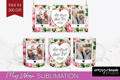 Spring Photo Mug Wrap PNG - Flowers Picture Frame Mug Product Image 1