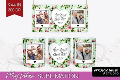 Spring Photo Mug Wrap PNG - Flowers Picture Frame Mug Product Image 1