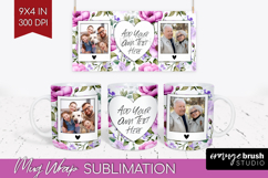 Spring Photo Mug Wrap PNG - Flowers Picture Frame Mug Product Image 1