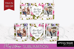 Spring Photo Mug Wrap PNG - Flowers Picture Frame Mug Product Image 1