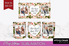 Spring Photo Mug Wrap PNG - Flowers Picture Frame Mug Product Image 1