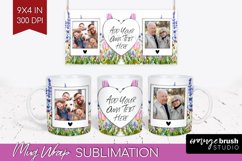 Wildflowers Photo Mug Wrap PNG - Floral Picture Frame Mug Product Image 1