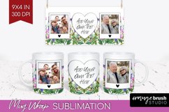 Wildflowers Photo Mug Wrap PNG - Floral Picture Frame Mug Product Image 1