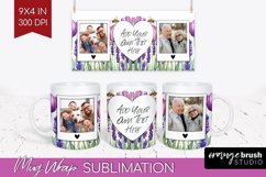 Wildflowers Photo Mug Wrap PNG - Floral Picture Frame Mug Product Image 1