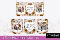 Add Your Photo Mug Wrap -Floral Mug Sublimation Design Product Image 1