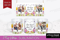 Wildflowers Photo Mug Wrap PNG - Summer Flowers Picture Mug Product Image 1