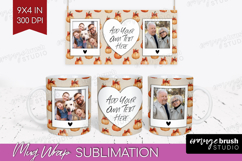 Pumpkun Photo Mug Wrap PNG - Fall Picture Frame Mug Product Image 1