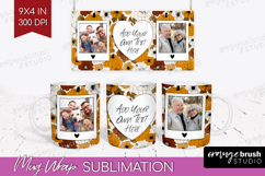 Pumpkun Photo Mug Wrap PNG - Fall Picture Frame Mug Product Image 1