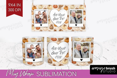 Pumpkun Photo Mug Wrap PNG - Fall Picture Frame Mug Product Image 1