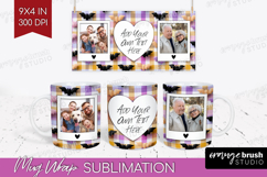 Halloween Photo Mug Wrap PNG - Spooky Picture Frame Mug Product Image 1
