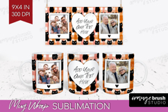 Halloween Photo Mug Wrap PNG - Spooky Picture Frame Mug Product Image 1