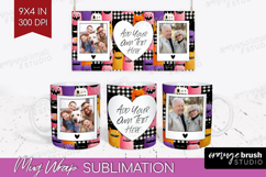 Halloween Photo Mug Wrap PNG - Spooky Picture Frame Mug Product Image 1