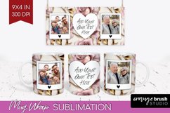 Rose Photo Mug Wrap PNG - Floral Picture Frame Mug Product Image 1