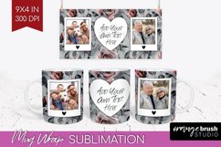 Rose Photo Mug Wrap PNG - Floral Picture Frame Mug Product Image 1