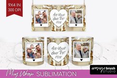 Rose Photo Mug Wrap PNG - Floral Picture Frame Mug Product Image 1