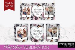 Rose Photo Mug Wrap PNG - Floral Picture Frame Mug Product Image 1