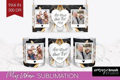 Rose Photo Mug Wrap PNG - Floral Picture Frame Mug Product Image 1