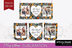 Leopard Print Photo Mug Wrap PNG - Animal Pattern Picture Product Image 1