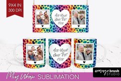 Leopard Print Photo Mug Wrap PNG - Animal Pattern Picture Product Image 1