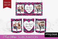 Leopard Print Photo Mug Wrap PNG - Animal Pattern Picture Product Image 1